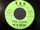 HI-TENSIONS The Clock / So Far Away Doo Wop R&B Vocal Group Rock 45 Orig.
