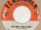 James Carr That's What I Want To Know Flashback Soul Northern Motown