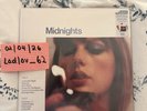 Taylor Swift Midnights Moonstone Blue Edition Vinyl Signed Autographed W/ Heart