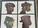 Gorillaz Demon Days 2x Vinyl LP Red Translucent VMP Reissue Stickers NM