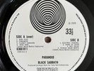 BLACK SABBATH : PARANOID Vinyl LP 1970 VERTIGO 6360 011 + Original inner  best