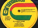 RARE REGGAE 12” PABLO GAD FLY AWAY HOME / WELL INSANE GREENSLEEVES 1980 M- ORIG