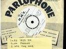 ELVIS PRESLEY I WAS THE ONE  HMV TEST PRESSING VINYL SINGLE