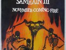SAMHAIN NOVEMBER-COMING-FIRE PLAN 9 PL907 US ORIGINAL INSERT VINYL LP