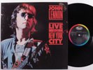 JOHN LENNON Live In New York City CAPITOL LP NM embossed cover promo l