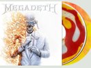 IN HAND MEGADETH Yellow & Red Liquid Filled & Marbled 2 x 12