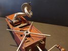 Antique Portable Peter Pan Gramophone In Leather Case - RUNS