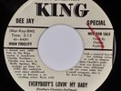 CHARLIE FEATHERS: Everybody’s Lovin’ My Baby US King 4971 OG Rockabilly 45 HEAR