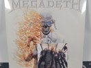 MEGADETH - Ghostly Red & Blue Vinyl LP + *SIGNED* Art Card  IN HAND