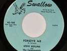 STEVE ROLLINS: Forgive Me US Swallow Louisiana Teen Rockabilly Scarce 45 HEAR