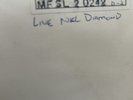 NEIL DIAMOND:”HOT AUGUST NIGHT” MFSL TEST PRESSING LP Record 2 ONLY NM