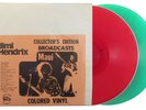 Jimi Hendrix - Broadcasts/Maui 1977 U.S. green/red vinyl 2 LP live album
