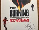 Rick Wakeman The Burning LP Vinyl - SIGNED - Prog Rock Cult Horror 1981