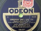Louis Armstrong Confessin’ That I Love You 78RPM Odeon 238.227 EX+
