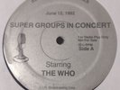 THE WHO SUPERGROUPS IN CONCERT 1982 ABC Live Radio Show