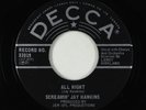 R&B 45 - Screamin' Jay Hawkins - All Night/Not Made Of Clay - Decca Canada VG+
