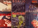 Big20lot Heavy Metal LP Metallica Megaforce Iron Maiden Black Sabbath scratchdnt