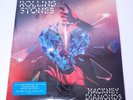The Rolling Stones Hackney Diamonds Clear & Blue Splatter Vinyl Record 2LP Anniv