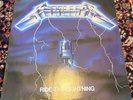 Metallica; Ride the Lightning; Vertigo; 1989 press; Spaceship label; CLEAN COPY