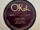 78Rpm Jazz, The Goofus Five 'Sweet Man' US Okeh E+ Rollini