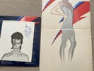 David Bowie Aladdin Sane Vinyl Record RS-1001 LSP 4852 RCA  1973 with club pic