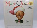 Vintage 1955 1st Press Bing Crosby / Merry Christmas LP Record Decca DL-8128 VG+
