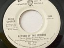Alice Cooper Shoe Shoe Salesman / Return Of The Spiders Promo 45rpm Warner Bros
