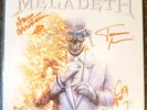 Megadeth Orange Autographed Opa Ocean Splatter Final Album #350/659 JSA Verified