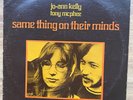 Jo-Ann Kelly & Tony McPhee - Same Thing On Their Minds - vinyl LP EX/EX