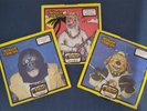 3 The Rock-afire Explosion 45 Vinyl Records Showbiz Pizza Born To Run Heartaches