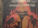 SAMHAIN NOVEMBER-COMING-FIRE PLAN 9 PL907 US ORIGINAL INSERT VINYL LP