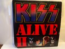 Kiss Alive II Rare LP with Misprint Deleted Cover Listing 3 Tracks not on LP