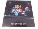 KISS ON TOUR FIRST  TOURBOOK 1976  ORIGINAL ALIVE POSTER  NO VINYL  NO CD