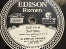 EDISON DIAMOND Disc 52096 Mr Aeroplane Frank White & Dawning Will Donaldson