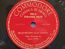 JAZZ 78 • Billie Holiday • Commodore 526 • Strange Fruit • Clean  EE-