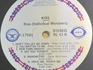 KISS SOLO INDIVUDUAL MEMBERS LP RARE ARMED FORCES RADIO AFRTS VINYL