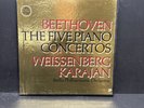 EMI BEETHOVEN 5 Piano Concertos WEISSENBERG KARAJAN box set 4xLP NM