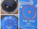 THE WHO - Substitute / Circles - UK Reaction 45 '1ST ISSUE'  1966 VG  rock MOD