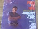 Country Rockabilly LP Ring Of Fire Best Of JOHNNY CASH Columbia 2 Eye SHRINK