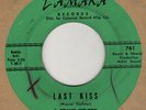 TEEN TRAGEDY - J FRANK WILSON - Last Kiss/That's How Much I Love You TAMARA