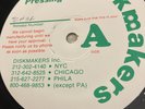 NEGATIVE APPROACH tied down LP TEST PRESS on touch and go