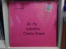 Be My Valentine, Charlie Brown heart shaped pink colored vinyl lp Vince Guaraldi