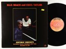 Max Roach & Cecil Taylor - Historic Concerts 2xLP - Soul Note Italy VG++