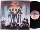 KISS Love Gun CASABLANCA LP VG+ with gun insert o