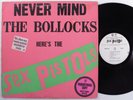 SEX PISTOLS Never Mind The Bollocks WARNER BROS LP 1st pressing promo o