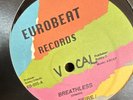 Eurobeat Records Breathless Vinyl Record EB-005 Gina Desire B. Republic