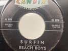 Brian Wilson Beach Boys 45- Surfin on Candix Group's Debut Record VG+