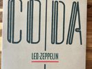 Led Zeppelin Coda Numbered Gold Stamp Promo Inner Sleeve 1982 Swan Song Records