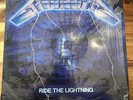 Metallica Ride the Lightning MFN 27 First Press In Shrink Vinyl USED