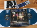 KISS DECADE OF MASQUERADE CREATURES TOUR '83 LIVE 2X BLUE VINYL LP GF LG POSTER